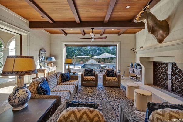 Fireplace, Interior, Living room, Stone Walls, Wooden Beams, Wooden Ceilings