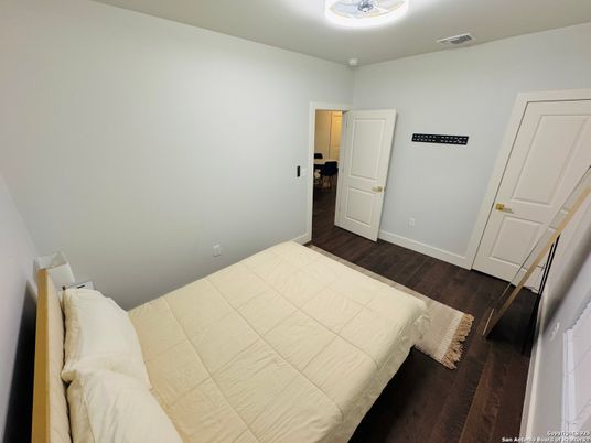 Bedroom, Interior, Wood Texture Flooring