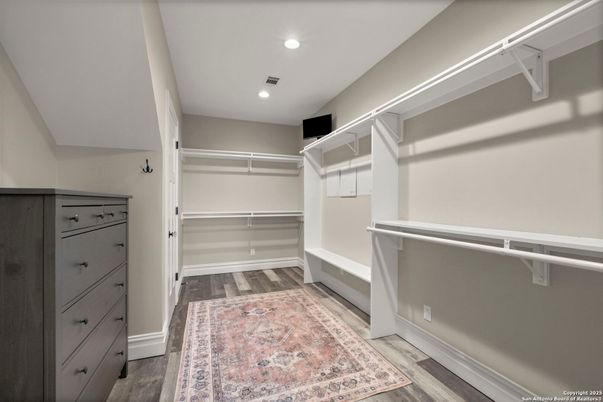 Interior, Recessed Lighting, Walk-in Closets, Wood Texture Flooring