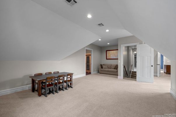 Dining room, Interior, Recessed Lighting