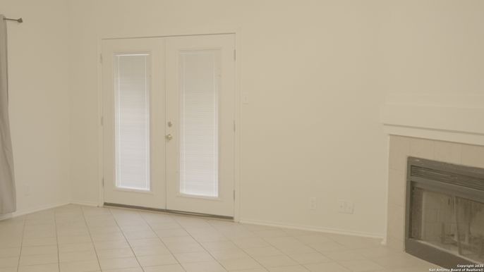 Empty room, Fireplace, Interior