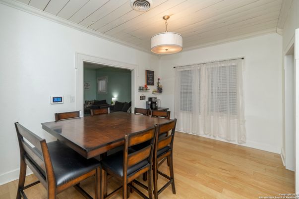 Dining room, Interior, Wood Texture Flooring