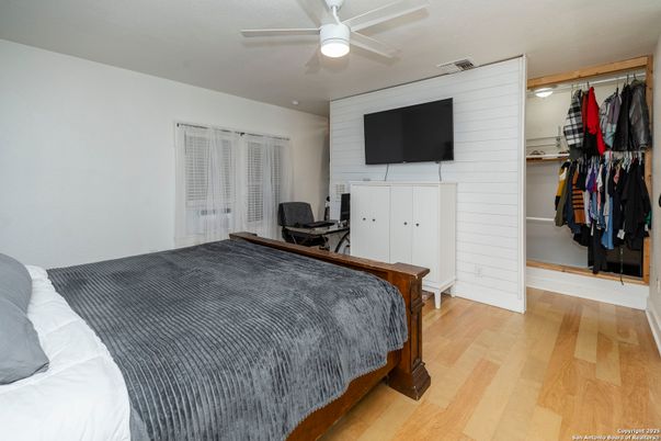 Bedroom, Interior, Wood Texture Flooring