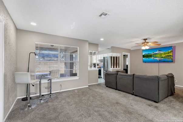 Interior, Kitchen, Living room, Recessed Lighting