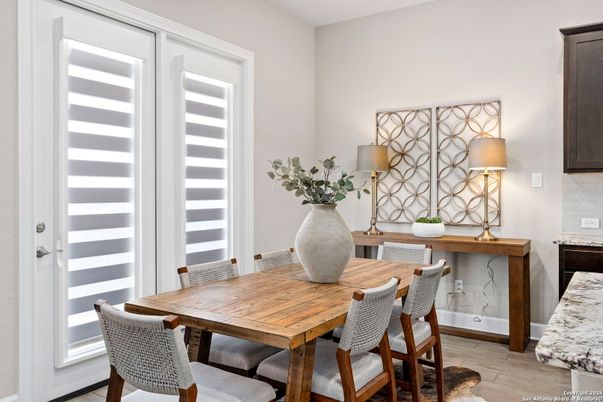 Dining room, Interior, Wood Texture Flooring