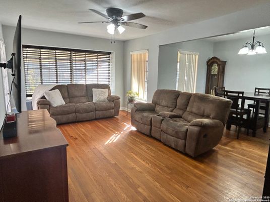 Dining room, Interior, Living room, Pendant Lights, Wood Texture Flooring