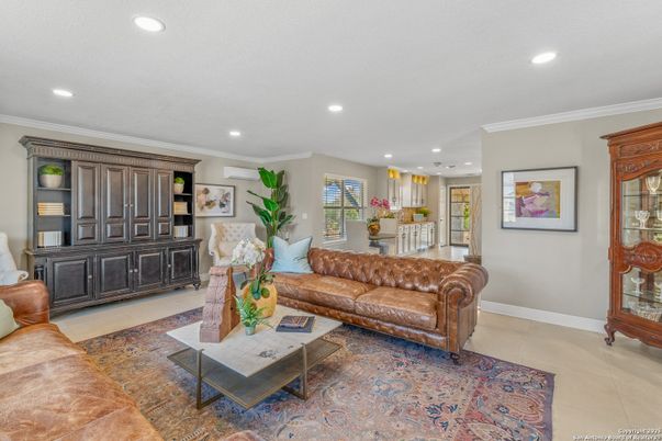 Interior, Living room, Recessed Lighting