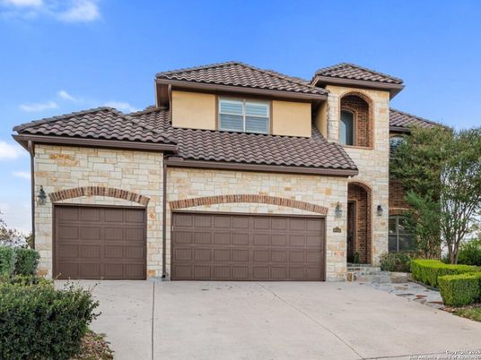 Attached, Exterior, Facade, Brick Facade, Mediterranean