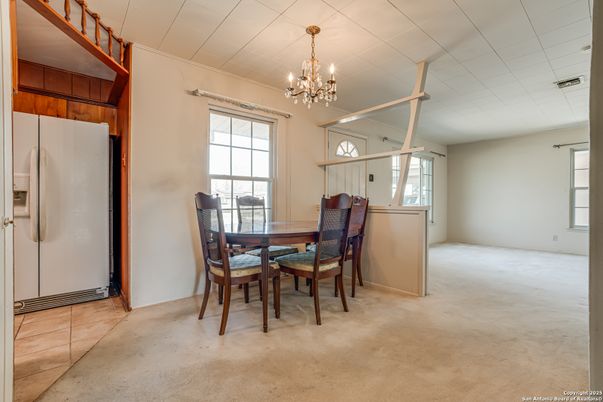 Chandelier, Dining room, Interior