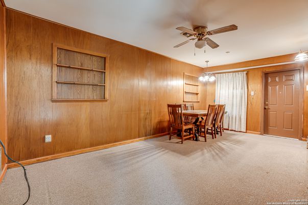 Dining room, Interior, Wooden Walls