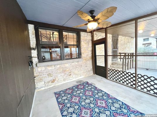 Interior, Stone Walls, Sun Room
