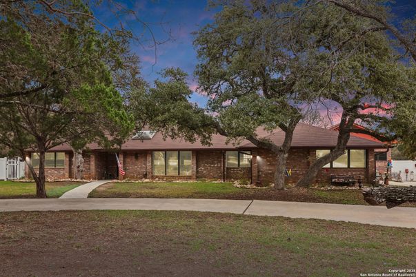 Exterior, Facade, Brick Facade, Log Home