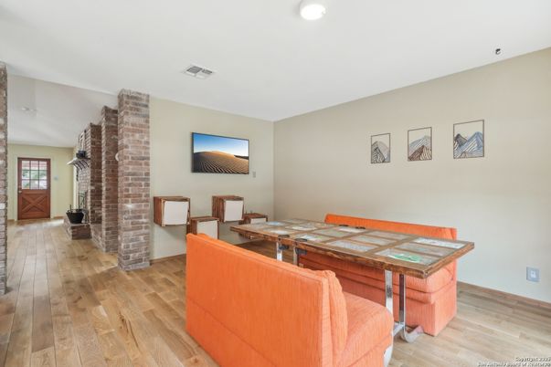 Interior, Recessed Lighting, Wood Texture Flooring