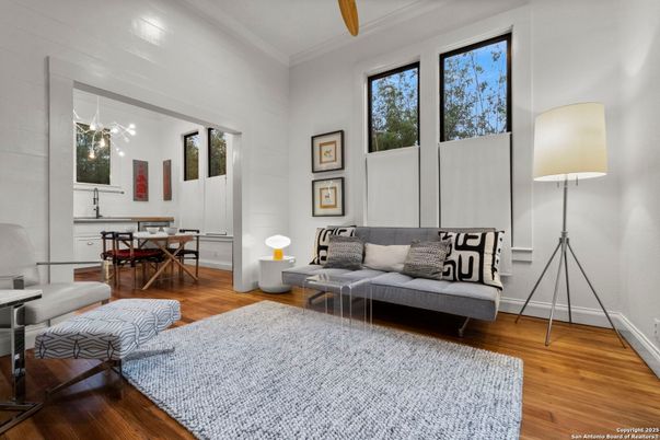 Dining room, Interior, Wood Texture Flooring