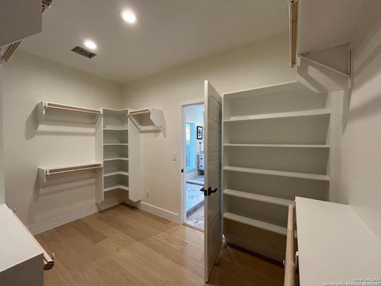 Interior, Recessed Lighting, Walk-in Closets, Wood Texture Flooring
