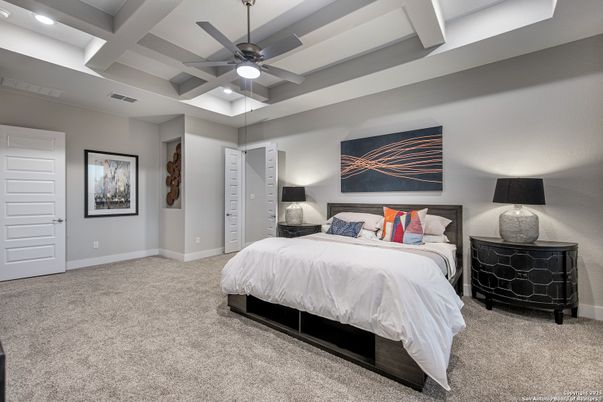 Bedroom, Interior, Recessed Lighting