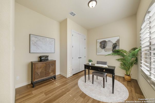 Home Office, Interior, Wood Texture Flooring