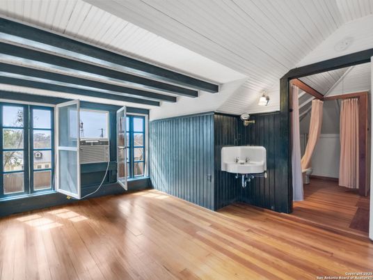 Empty room, Interior, Wooden Beams, Wood Texture Flooring, Wooden Walls