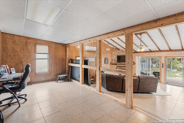 Interior, Wooden Beams, Wooden Walls
