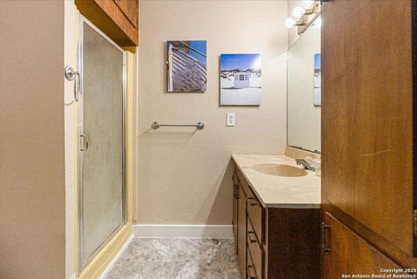 Bathroom, Glass Shower, Interior, Marble