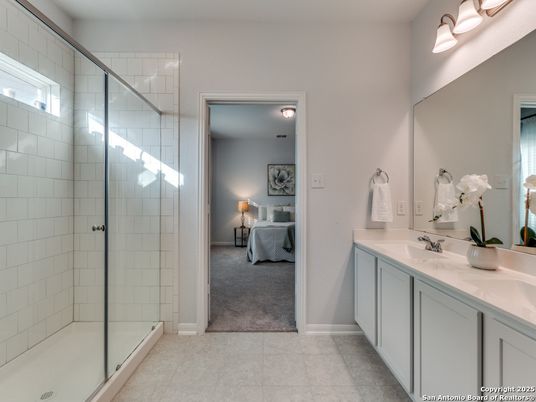 Bathroom, Bedroom, Glass Shower, Interior