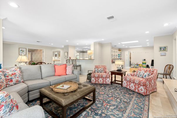 Interior, Kitchen, Living room, Recessed Lighting