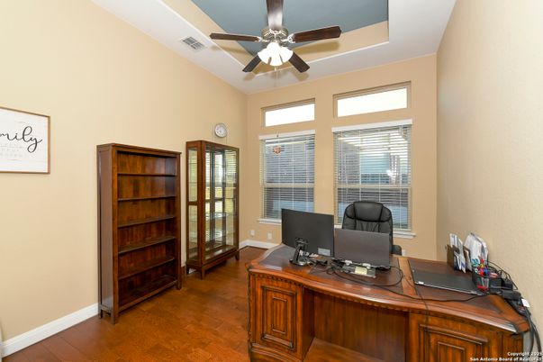 Home Office, Interior, Wood Texture Flooring