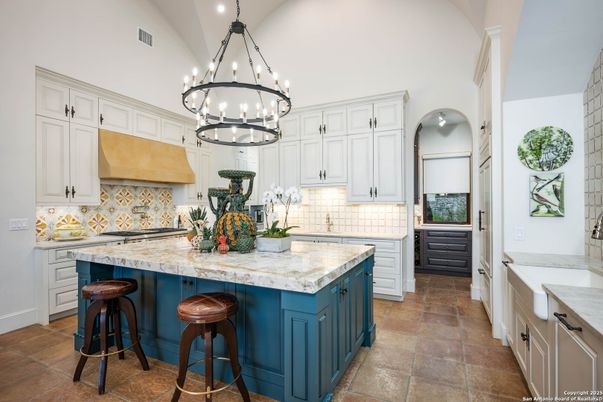 Chandelier, Interior, Kitchen, Pendant Lights, Recessed Lighting, Stainless Steel Appliances