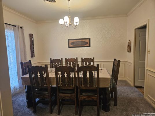 Chandelier, Dining room, Interior