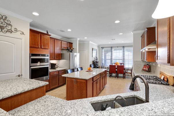 Dining room, Interior, Kitchen, Recessed Lighting, Stainless Steel Appliances