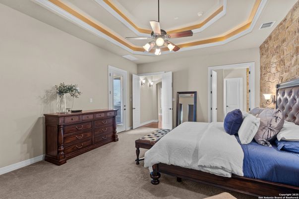 Bedroom, Interior, Stone Walls