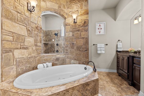 Bathroom, Interior, Stone Walls