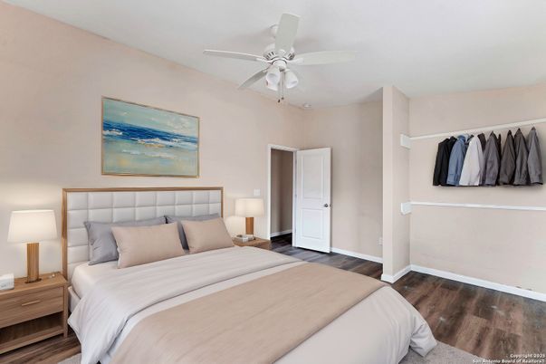 Bedroom, Interior, Wood Texture Flooring