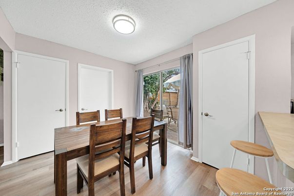 Dining room, Interior, Wood Texture Flooring