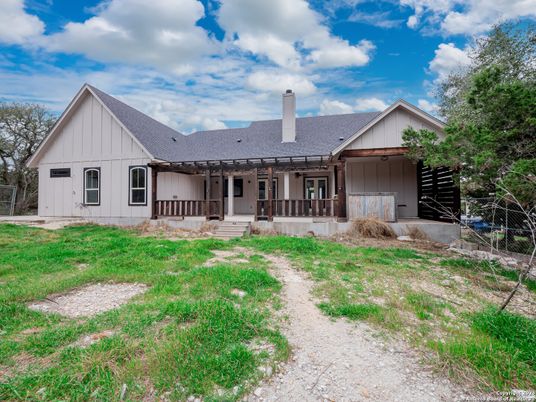 Attached, Backyard, Exterior, Facade, Farmhouse