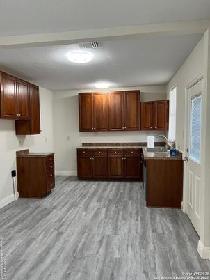 Interior, Kitchen, Wood Texture Flooring