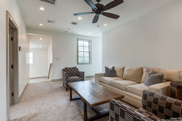 Interior, Living room, Recessed Lighting