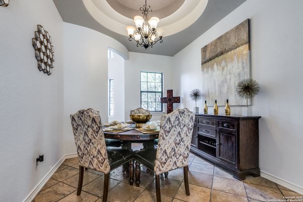 Chandelier, Dining room, Interior