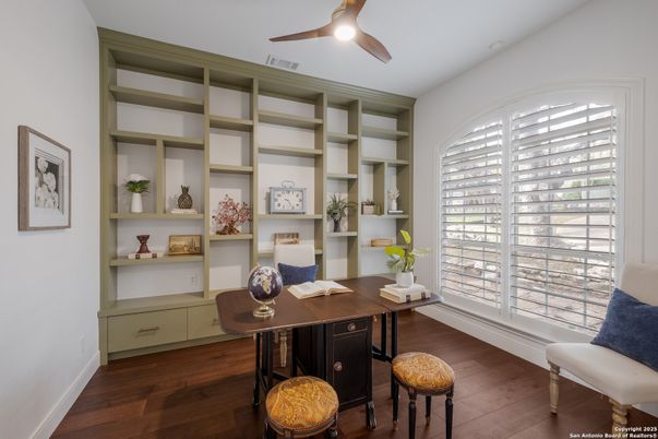 Home Office, Interior, Wood Texture Flooring