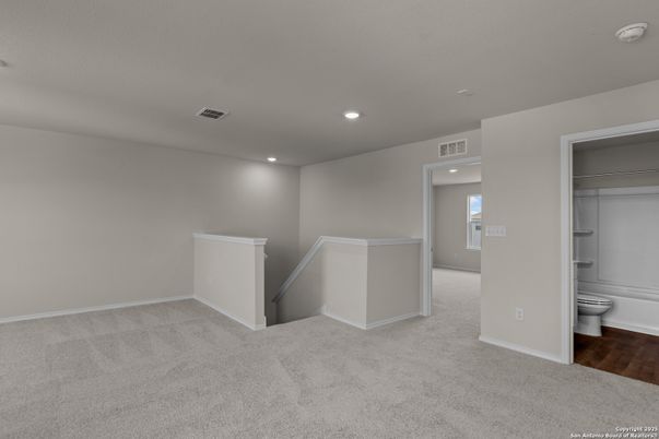 Bathroom, Empty room, Interior, Recessed Lighting
