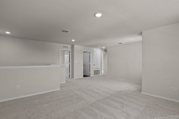 Empty room, Interior, Recessed Lighting