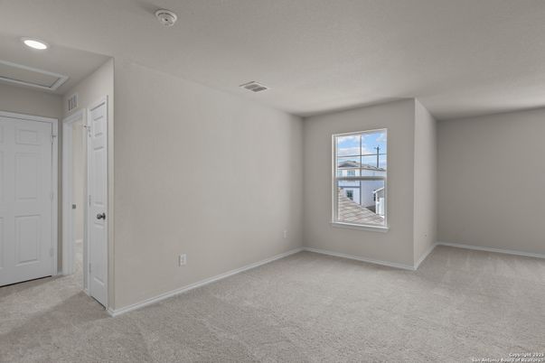 Empty room, Interior, Recessed Lighting