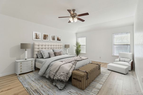Bedroom, Interior, Wood Texture Flooring