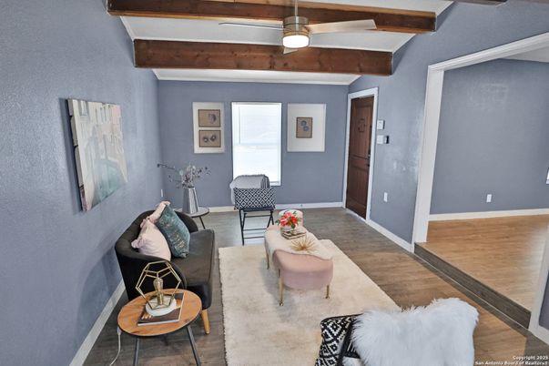 Interior, Living room, Wooden Beams, Wood Texture Flooring