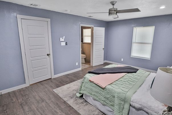 Bathroom, Bedroom, Interior, Recessed Lighting, Wood Texture Flooring