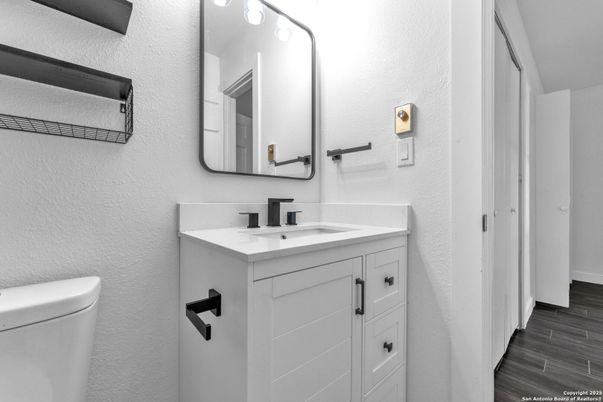 Bathroom, Interior, Wood Texture Flooring