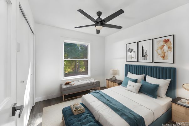 Bedroom, Interior, Wood Texture Flooring