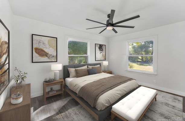 Bedroom, Interior, Wood Texture Flooring