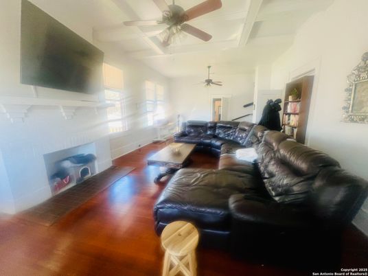 Fireplace, Interior, Living room, Wood Texture Flooring