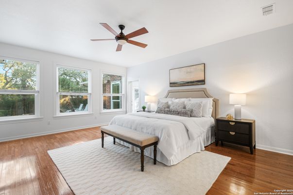 Bedroom, Interior, Wood Texture Flooring